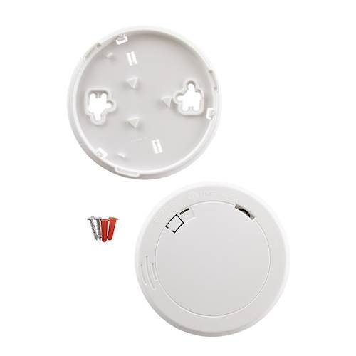 First Alert Slim Photoelectric Smoke Alarm with 10-Year Battery - White GLOBAL SHIPPING