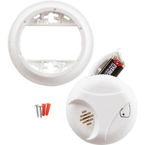 First Alert Basic Smoke Alarm - White WORLDWIDE DELIVERY