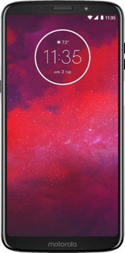 Motorola - Moto Z3 Black (Verizon) and Moto Smart Speaker with Amazon Alexa Mod-Front_Standard 