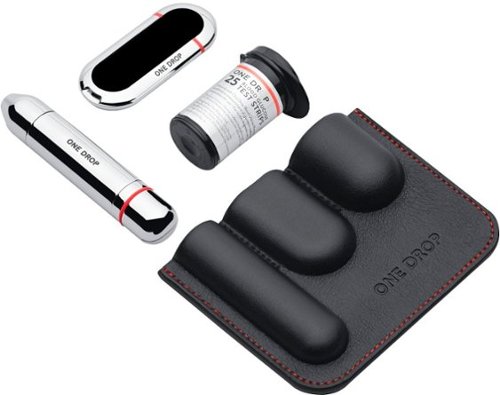 Image of One Drop - Blood Glucose Monitoring System - Black/Chrome