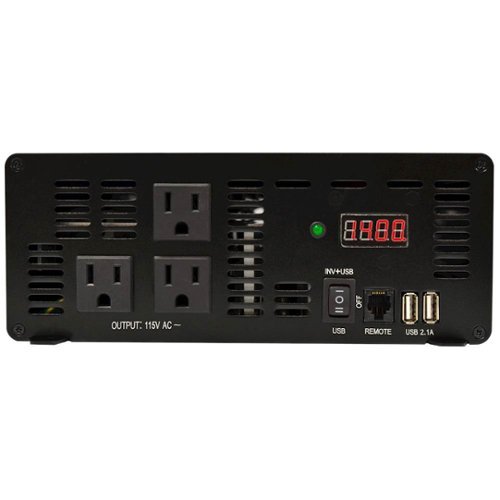 Whistler - 2000W Power Inverter - Black-Front_Standard 