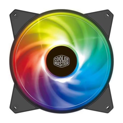 Cooler Master - MasterFan MF120R ARGB 120mm Case Cooling Fan with RGB Lighting-Front_Standard