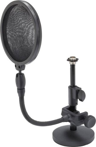 Samson - Desktop Microphone Stand and Microphone Pop Filter bundle