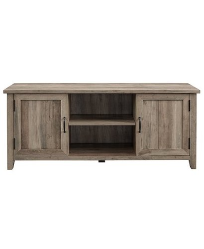 Walker Edison - Modern Farmhouse TV Stand for Most TVs Up to 64" - Gray Wash