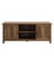 Walker Edison - Modern Farmhouse TV Stand for Most TVs Up to 64" - Rustic Oak-Front_Standard 