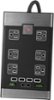 Rocketfish™ - Premium 6 Outlet/4 USB 2880 Joules Surge Protector - Black-Front_Standard