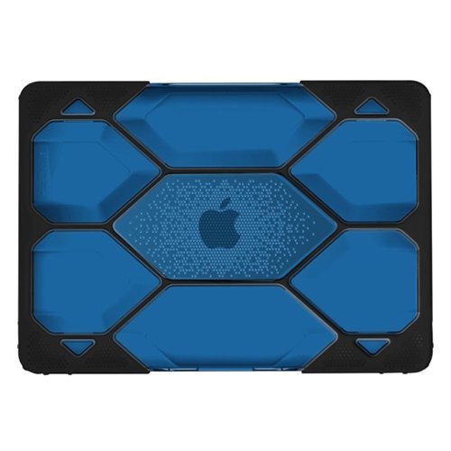  iBenzer - Hexpact Top and Rear Cover for Apple MacBook Pro 13.3" - Black/Blue