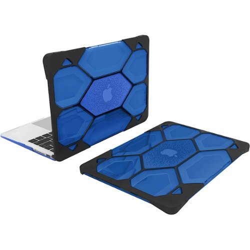 iBenzer Hexpact Protective Case for 13 Apple MacBook Air (A1369/A1466 only) - Transparent Blue WORLDWIDE DELIVERY