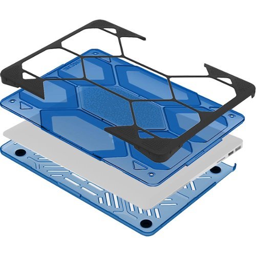 iBenzer Hexpact Protective Case for 13 Apple MacBook Air (A1369/A1466 only) - Transparent Blue WHERE TO BUY