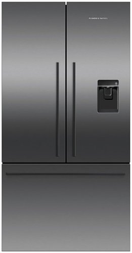 Fisher & Paykel - Series 7 36 inch 20.1 cu ft Freestanding French Door Refrigerator - Black