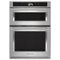 KitchenAid - Smart Oven+ 30" Single Electric Convection Wall Oven with Built-In Microwave - Stainless Steel-Front_Standard