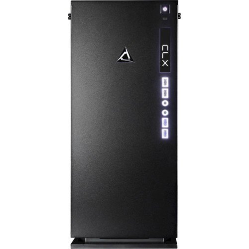 CLX - Gaming Desktop- AMD Ryzen ThreadRipper-Series- 32GB Memory - 2 x NVIDIA GeForce RTX 2080 Ti - 6TB Hard Drive + 960GB SSD - Black/Blue-Front_Standard 