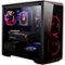 CLX - Gaming Desktop- AMD Ryzen 7 2700X - 16GB Memory - NVIDIA GeForce RTX 2080 Ti - 3TB HDD + 240GB SSD - Black/Red-Front_Standard
