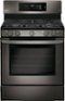 LG - 5.4 Cu. Ft. Freestanding Gas Convection Range with EasyClean and SuperBoil Burner - Black Stainless Steel-Front_Standard 