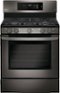 LG - 5.4 Cu. Ft. Freestanding Gas Convection Range with EasyClean and SuperBoil Burner - Black Stainless Steel-Front_Standard