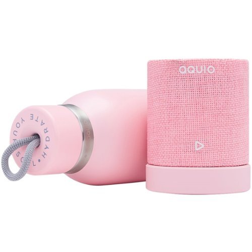 iHome iBTB2 Portable Bluetooth Speaker with Insulated Bottle - Blush WORLDWIDE DELIVERY