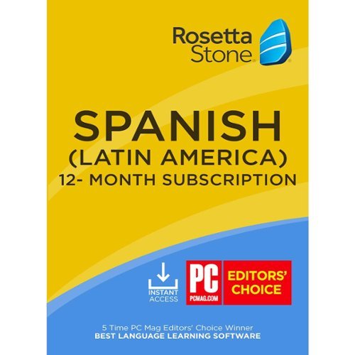 Rosetta Stone - Learn UNLIMITED Languages with 1 Year access - Spanish (Latin America)