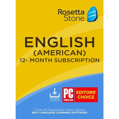 Rosetta Stone - English (American) (1-Year Subscription) [Digital]