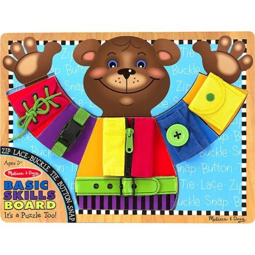  Melissa &amp; Doug - Basic Skills Puzzle Board - Multi
