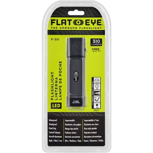 Panther Vision FLATEYE 310 Lumen LED Flashlight - Black BUY IN MIDDLE EAST