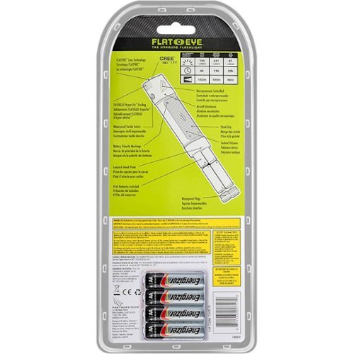 Panther Vision FLATEYE 700 Lumen LED Flashlight - Black BUY IN AUSTRALIA