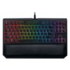 Razer - BlackWidow Chroma V2 Tournament Edition TKL Wired Mechanical Green Switch Gaming Keyboard with RGB Chroma Backlighting - Black-Front_Standard