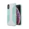 Speck - Presidio Grip Case for Apple® iPhone® X and XS - Dolphin Gray/Aloe Green-Angle_Standard