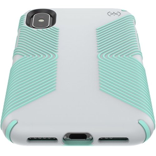 Speck Presidio Grip Case for Apple iPhone X and XS - Dolphin Gray/Aloe Green GLOBAL SHIPPING