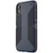 Speck - Presidio Grip Case for Apple® iPhone® XR - Carbon Black/Eclipse Blue-Front_Standard