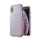 Speck - Presidio Clear + Glitter Case for Apple® iPhone® X and XS - Geode Purple With Gold Glitter-Angle_Standard