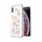Speck - Presidio Clear + Print Case for Apple® iPhone® X and XS - Clear/Fairy Tale Gloral Peach Gold-Angle_Standard