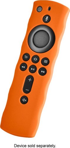 Insignia™ - Fire TV Stick and Fire TV Stick 4K Remote Cover - Orange
