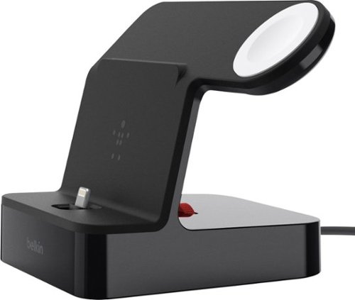 Belkin - PowerHouse Charging Dock for iPhone® and Apple Watch - Black