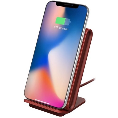  iOttie - iON 7.5/10W Qi Certified Fast Charge Wireless Charging Pad for iPhone/Android - Ruby