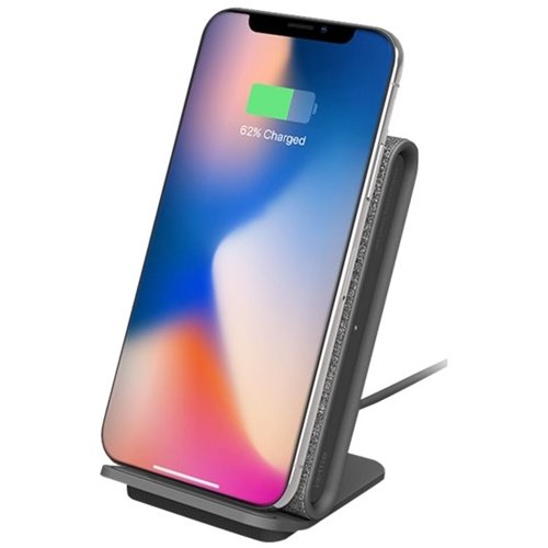 iOttie iON 7.5/10W Qi Certified Fast Charge Wireless Charging Pad for iPhone/Android - Ash GLOBAL SHIPPING