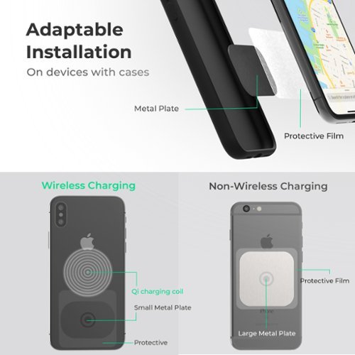 iOttie iTap 2 Magnetic Universal Air Vent Car Mount for Most Cell Phones - Black BUY IN EUROPE