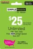 Simple Mobile - $25 Prepaid Plan - Green-Front_Standard