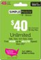 Simple Mobile - $40 Prepaid Plan - Green-Front_Standard