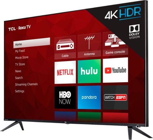 TCL - Televisor inteligente Roku LED 4K UHD serie Clase 6 de 75