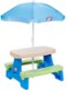 Little Tikes - Easy Store Jr. Play Table with Umbrella - Blue/Green-Angle_Standard