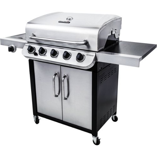 Char-Broil - Performance Gas Grill - Stainless Steel/Black-Angle_Standard 