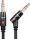 AudioQuest - PipeLine 4' Stereo Audio Cable - Gray/Black-Front_Standard