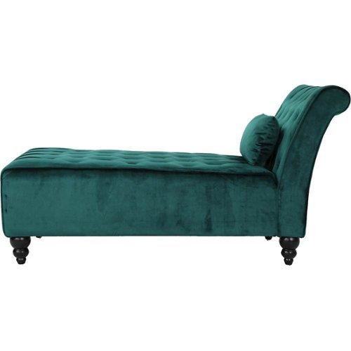 Noble House - Woodruff Chaise Lounge - Dark Teal-Front_Standard 