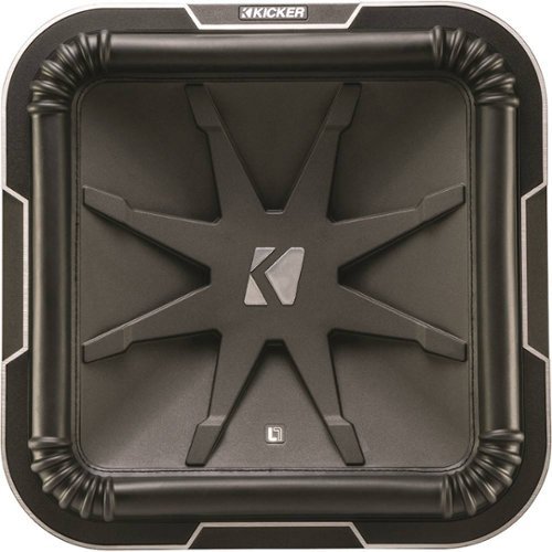 KICKER - 15" Dual-Voice-Coil 4-Ohm Subwoofer - Black-Front_Standard 