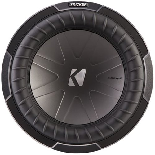 KICKER - CompQ 10" Dual-Voice-Coil 2-Ohm Subwoofer - Black