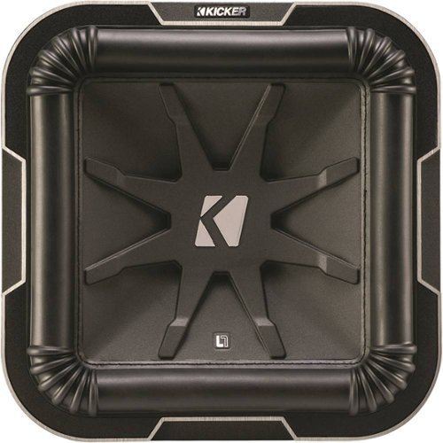 KICKER - 10" Dual-Voice-Coil 4-Ohm Subwoofer - Black-Front_Standard 