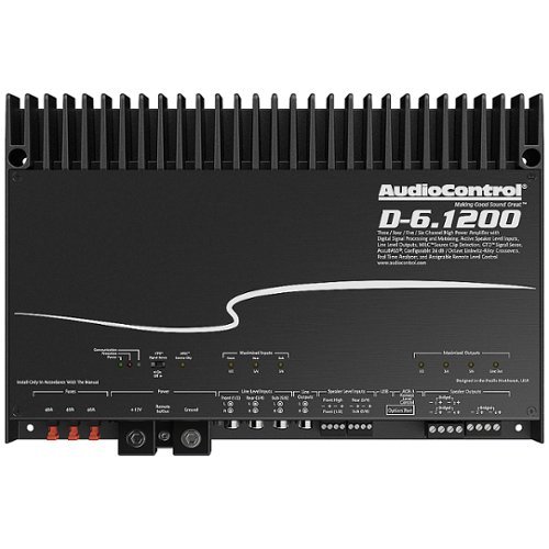 

AudioControl - 1200W 6-Channel Class D Matrix DSP Amplifier - Black