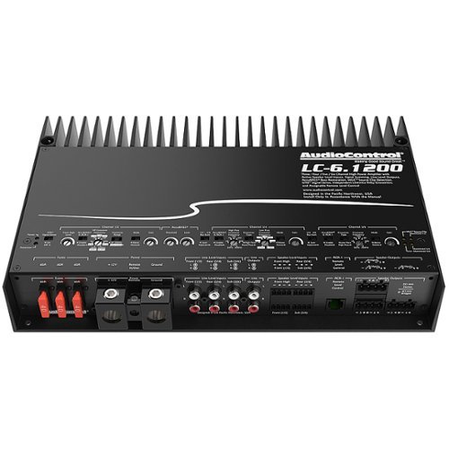AudioControl 1200W 6-Channel Class D Amplifier - Black HOW TO BUY