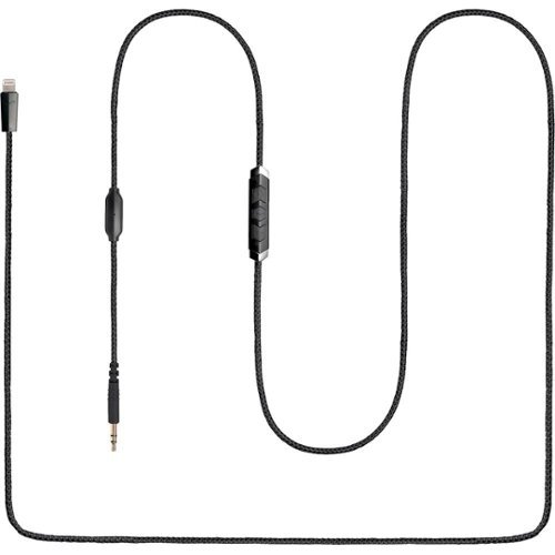 V-MODA SpeakEasy 4.4' Lightning-to-3.5mm Audio Cable - Black WORLDWIDE DELIVERY