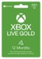 Microsoft - Xbox Live 12 Month Gold Membership-Front_Standard